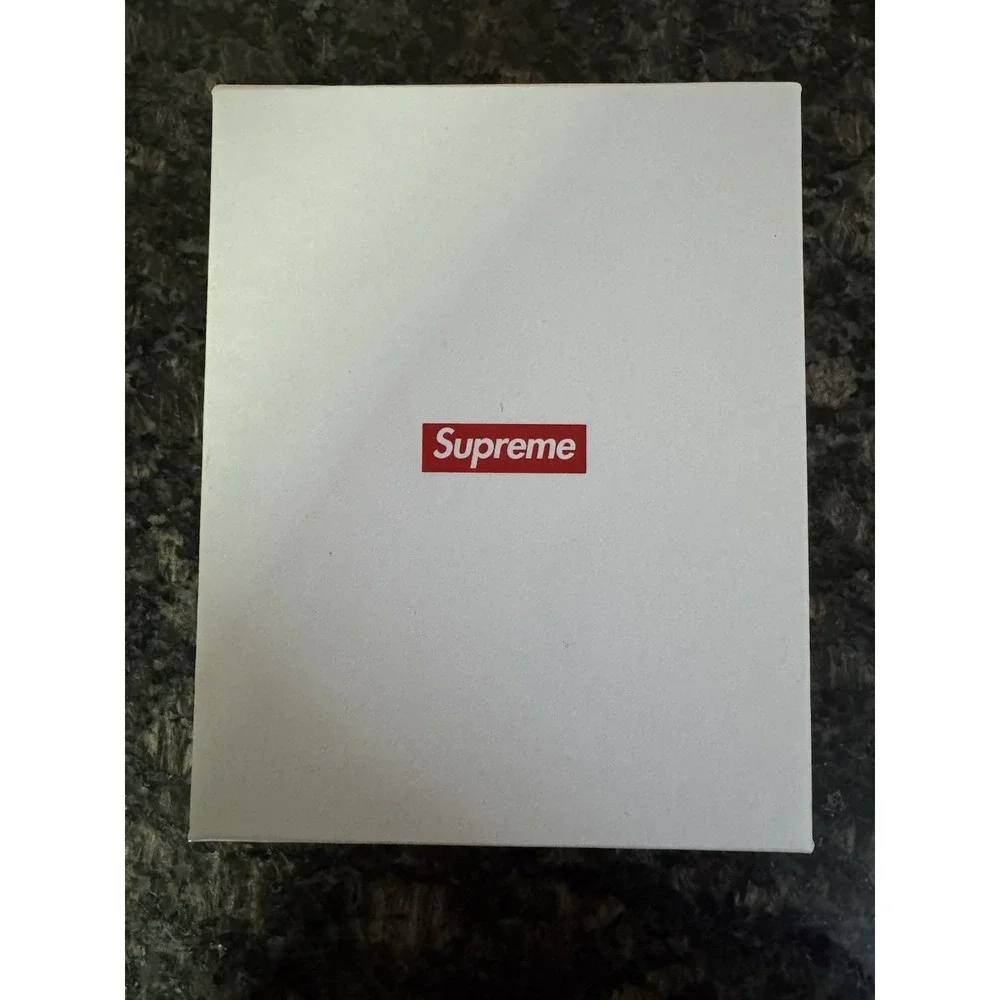 Supreme Repeat Leather Belt Red Size M New With Box‎